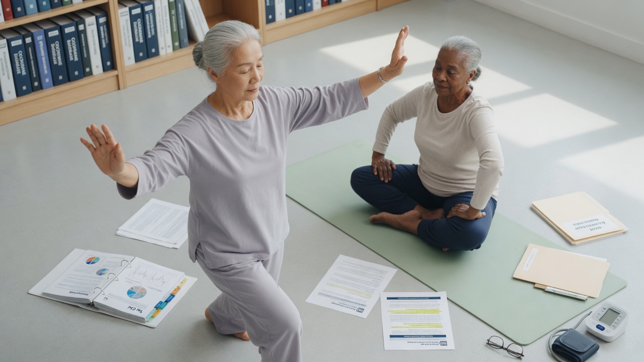 Key Findings from Cochrane Reviews and NIH Sources on Tai Chi, Yoga and Stress in Aging Populations